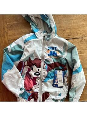 Space Jams Windbreaker Zipper Up Members Only Tune Squad